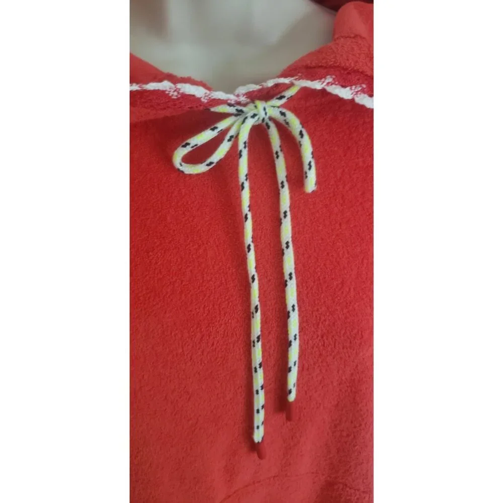 NEW FREE PEOPLE FP MOVEMENT KAI PULLOVER HOODIE DRESS SCARLETT COMBO XSMALL - Picture 6 of 11